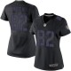 Women Nike Baltimore Ravens &82 Torrey Smith Elite Black Impact NFL Jersey