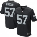 Men Nike Oakland Raiders &57 LaMarr Woodley Elite Black Team Color NFL Jersey
