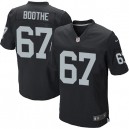 Men Nike Oakland Raiders &67 Kevin Boothe Elite Black Team Color NFL Jersey