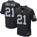 Men Nike Oakland Raiders &21 Maurice Jones-Drew Elite Black Team Color NFL Jersey
