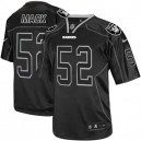 Men Nike Oakland Raiders &52 Khalil Mack Elite Lights Out Black NFL Jersey