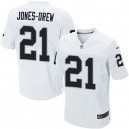 Men Nike Oakland Raiders &21 Maurice Jones-Drew Elite White NFL Jersey