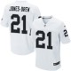 Men Nike Oakland Raiders &21 Maurice Jones-Drew Elite White NFL Jersey