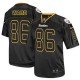 Hommes Nike Pittsburgh Steelers # 86 Hines Ward Élite Lights Out noir NFL Maillot Magasin