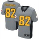 Men Nike Pittsburgh Steelers &82 John Stallworth Elite Grey Shadow NFL Jersey