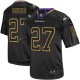 Hommes Nike Baltimore Ravens # 27 Ray Rice élite Lights Out noir NFL Maillot Magasin