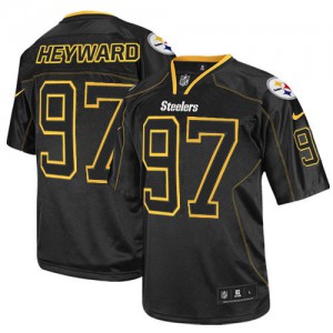 Hommes Nike Pittsburgh Steelers # 97 Cameron Heyward élite Lights Out noir NFL Maillot Magasin Hommes Nike Pittsburgh Steelers # 97 Cameron Heyward élite Lights Out noir NFL Maillot Magasin