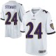 Youth Nike Baltimore Ravens &24 Darian Stewart Elite White NFL Jersey