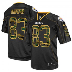 Hommes Nike Pittsburgh Steelers # 83 Louis Lipps Élite noire Camo Fashion NFL Maillot Magasin Hommes Nike Pittsburgh Steelers # 83 Louis Lipps Élite noire Camo Fashion NFL Maillot Magasin