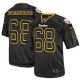 Men Nike Pittsburgh Steelers &68 L.C. Greenwood Elite Lights Out Black NFL Jersey