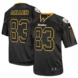Hommes Nike Pittsburgh Steelers # 83 Heath Miller élite Lights Out noir NFL Maillot Magasin Hommes Nike Pittsburgh Steelers # 83 Heath Miller élite Lights Out noir NFL Maillot Magasin