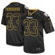 Men Nike Pittsburgh Steelers &33 Isaac Redman Elite Lights Out Black NFL Jersey