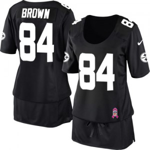 Femmes Nike Pittsburgh Steelers # 84 Antonio brun Élite noire Breast Cancer Awareness NFL Maillot Magasin Femmes Nike Pittsburgh Steelers # 84 Antonio brun Élite noire Breast Cancer Awareness NFL Maillot Magasin