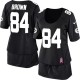 Women Nike Pittsburgh Steelers &84 Antonio Brown Elite Black Breast Cancer Awareness NFL Jersey