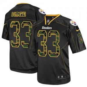Hommes Nike Pittsburgh Steelers # 33 Merril Hoge Élite noire Camo Fashion NFL Maillot Magasin Hommes Nike Pittsburgh Steelers # 33 Merril Hoge Élite noire Camo Fashion NFL Maillot Magasin