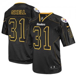 Hommes Nike Pittsburgh Steelers # 31 Donnie Shell élite Lights Out noir NFL Maillot Magasin Hommes Nike Pittsburgh Steelers # 31 Donnie Shell élite Lights Out noir NFL Maillot Magasin