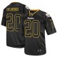 Men Nike Pittsburgh Steelers &20 Rocky Bleier Elite Lights Out Black NFL Jersey