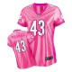 Women Nike Pittsburgh Steelers &43 Troy Polamalu Elite Pink New Women Be Luv'd NFL Jersey