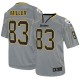 Men Nike Pittsburgh Steelers &83 Heath Miller Elite Lights Out Grey NFL Jersey