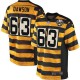 Youth Nike Pittsburgh Steelers &63 Dermontti Dawson Elite Yellow/Black Alternate 80TH Anniversary Throwback NFL Jersey