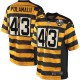 Youth Nike Pittsburgh Steelers &43 Troy Polamalu Elite Yellow/Black Alternate 80TH Anniversary Throwback NFL Jersey