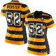 Women Nike Pittsburgh Steelers &52 Mike Webster Elite Yellow/Black Alternate 80TH Anniversary Throwback NFL Jersey