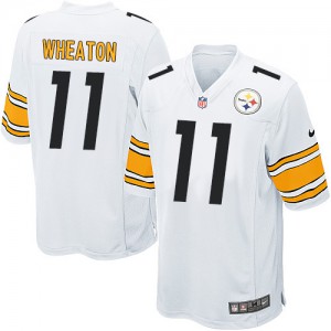 Jeunesse Nike Pittsburgh Steelers # 11 Markus Wheaton Élite blanc NFL Maillot Magasin