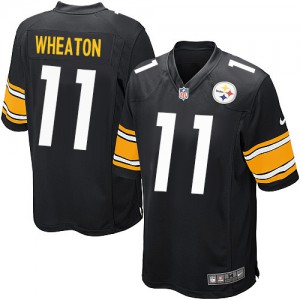 Jeunesse Nike Pittsburgh Steelers # 11 Markus Wheaton élite noir équipe NFL Maillot Magasin de couleur Jeunesse Nike Pittsburgh Steelers # 11 Markus Wheaton élite noir équipe NFL Maillot Magasin de couleur