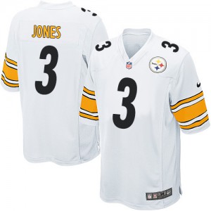 Jeunesse Nike Pittsburgh Steelers # 3 Landry Jones Élite blanc NFL Maillot Magasin