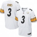 Men Nike Pittsburgh Steelers &3 Landry Jones Elite White NFL Jersey