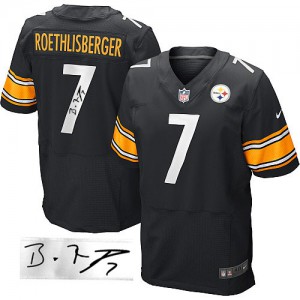 Hommes Nike Pittsburgh Steelers # Élite de couleur 7 Ben Roethlisberger Noir équipe dédicacée NFL Maillot Magasin Hommes Nike Pittsburgh Steelers # Élite de couleur 7 Ben Roethlisberger Noir équipe dédicacée NFL Maillot Magasin