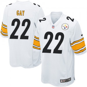 Jeunesse Nike Pittsburgh Steelers # 22 William Gay Élite blanc NFL Maillot Magasin