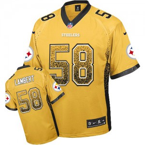 Jeunesse Nike Pittsburgh Steelers # 58 Jack Lambert élite or Drift mode NFL Maillot Magasin