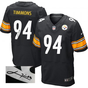 Hommes Nike Pittsburgh Steelers # 94 Lawrence Timmons Noir équipe couleur Élite dédicacé NFL Maillot Magasin Hommes Nike Pittsburgh Steelers # 94 Lawrence Timmons Noir équipe couleur Élite dédicacé NFL Maillot Magasin