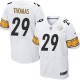 Men Nike Pittsburgh Steelers &29 Shamarko Thomas Elite White NFL Jersey