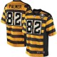 Men Nike Pittsburgh Steelers &82 Michael Palmer Elite Yellow/Black Alternate 80TH Anniversary Throwback NFL Jersey