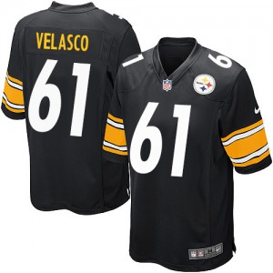 Couleur NFL maillot de l'équipe jeunesse Nike Pittsburgh Steelers # 61 Fernando Velasco Élite noir Couleur NFL maillot de l'équipe jeunesse Nike Pittsburgh Steelers # 61 Fernando Velasco Élite noir
