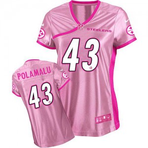 Femmes Nike Pittsburgh Steelers # Troy Polamalu 43 Élite femmes rose être Luv avait NFL maillot Femmes Nike Pittsburgh Steelers # Troy Polamalu 43 Élite femmes rose être Luv avait NFL maillot