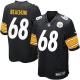Youth Nike Pittsburgh Steelers &68 Kelvin Beachum Elite Black Team Color NFL Jersey