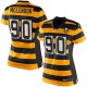 Women Nike Pittsburgh Steelers &90 Steve McLendon Elite Yellow/Black Alternate 80TH Anniversary Throwback NFL Jersey