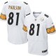 Men Nike Pittsburgh Steelers &81 David Paulson Elite White NFL Jersey