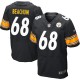 Men Nike Pittsburgh Steelers &68 Kelvin Beachum Elite Black Team Color NFL Jersey