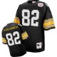 Mitchell And Ness Pittsburgh Steelers &82 John Stallworth Black Team Color Authentic Throwback NFL Jersey