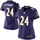 Women Nike Baltimore Ravens &24 Darian Stewart Elite Purple Team Color NFL Jersey