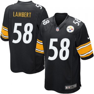 Jeunesse Nike Pittsburgh Steelers # 58 Jack Lambert élite noir équipe NFL Maillot Magasin de couleur Jeunesse Nike Pittsburgh Steelers # 58 Jack Lambert élite noir équipe NFL Maillot Magasin de couleur