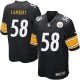 Youth Nike Pittsburgh Steelers &58 Jack Lambert Elite Black Team Color NFL Jersey