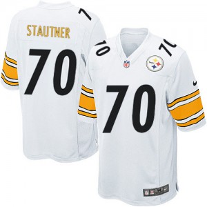 Jeunesse Nike Pittsburgh Steelers # 70 Ernie Stautner Élite blanc NFL Maillot Magasin