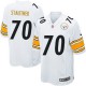 Youth Nike Pittsburgh Steelers &70 Ernie Stautner Elite White NFL Jersey