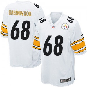 Jeunesse Nike Pittsburgh Steelers # 68 C.T. Greenwood Élite blanc NFL Maillot Magasin