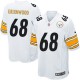 Youth Nike Pittsburgh Steelers &68 L.C. Greenwood Elite White NFL Jersey